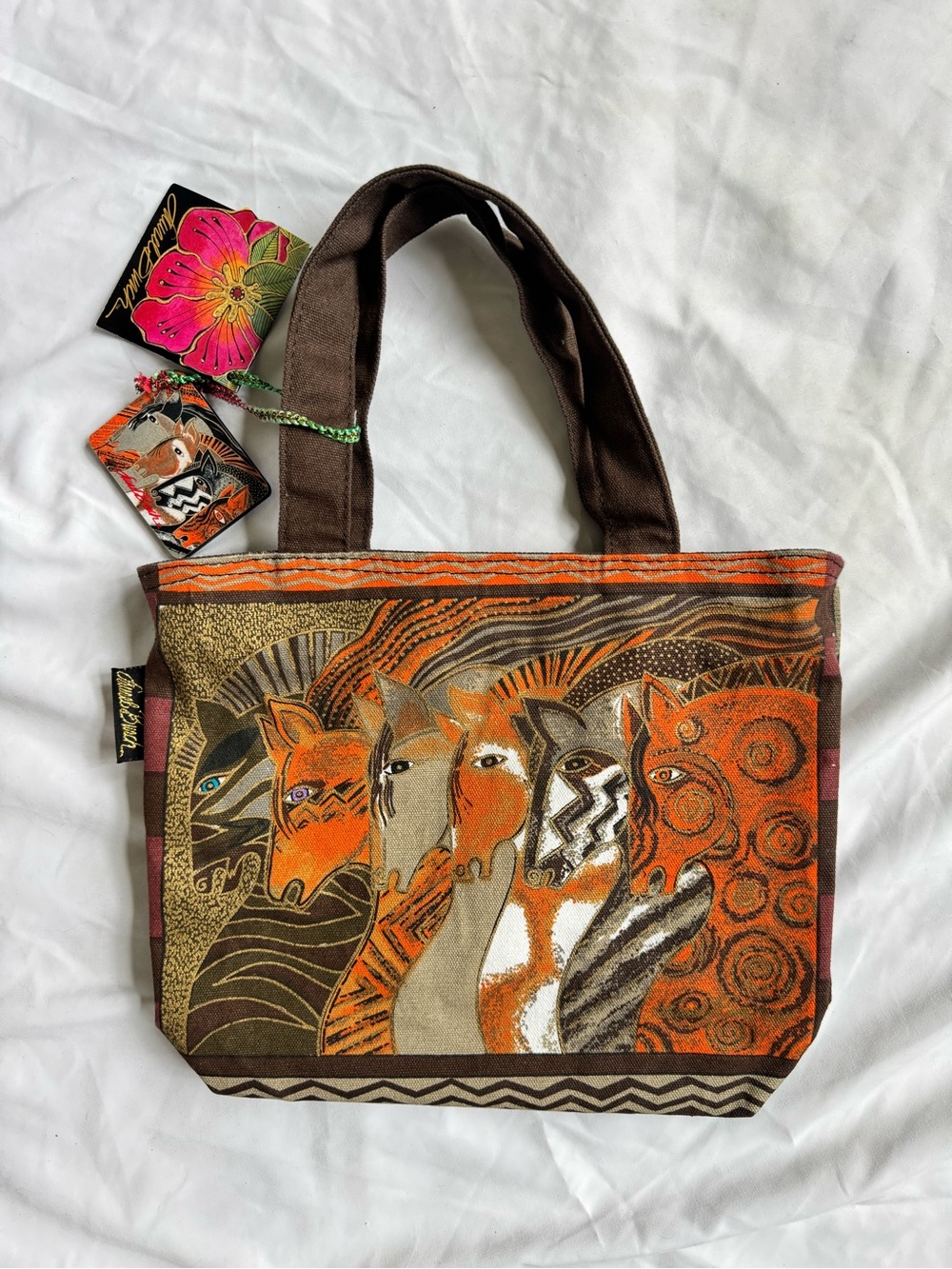 Horse Shoulder Bag horse girl by Laurel Burch